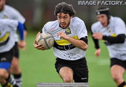 2019-04-14 Amatori Union Rugby Milano-Rugby Novara (29-24)